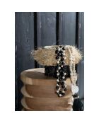 Tabouret Galapagos beige - D.30xH.45 cm