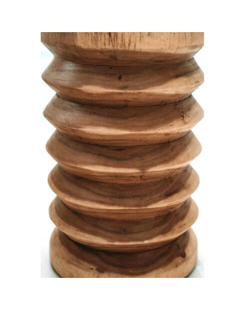 Tabouret Galapagos beige - D.30xH.45 cm