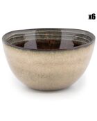 6 Bols Comporta multicolores - 15x15x8 cm