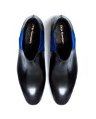 Chelsea Boots Phantom en Cuir bleu/noir