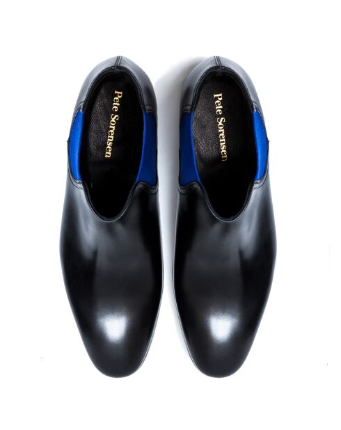 Chelsea Boots Phantom en Cuir bleu/noir