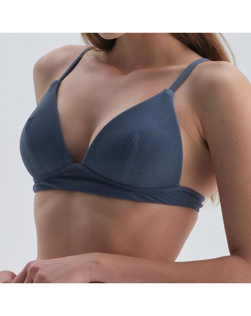 Haut de maillot de bain Sylvie bleu marine