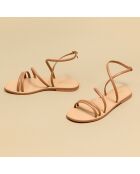 Sandales en Cuir Apolline Bis camel