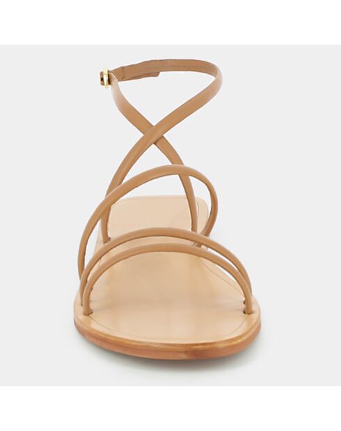 Sandales en Cuir Apolline Bis camel