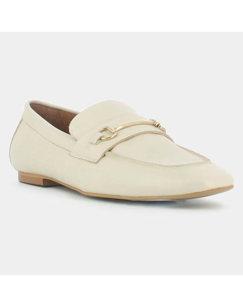 Mocassins en Cuir Marc beiges