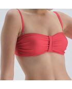 Haut de maillot de bain Lisa rouge