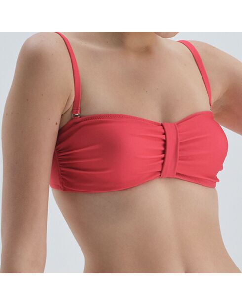 Haut de maillot de bain Lisa rouge