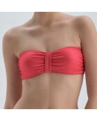 Haut de maillot de bain Lisa rouge
