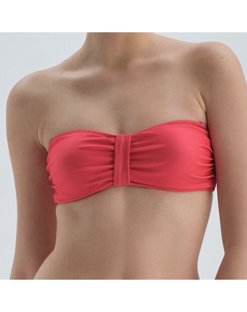 Haut de maillot de bain Lisa rouge