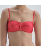 Haut de maillot de bain Lisa rouge
