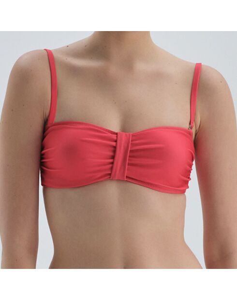 Haut de maillot de bain Lisa rouge