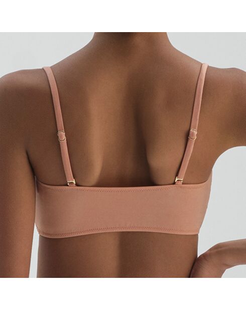 Mathilde bikinitop met nude