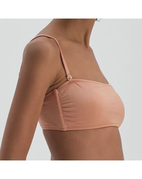 Mathilde bikinitop met nude