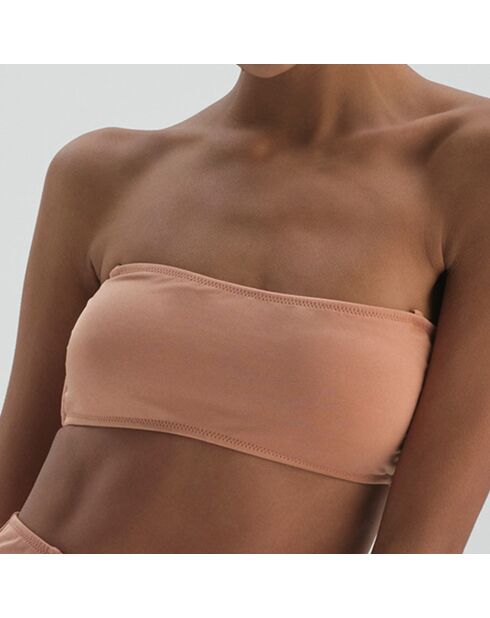 Mathilde bikinitop met nude