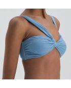 Haut de maillot de bain Chrishell bleu