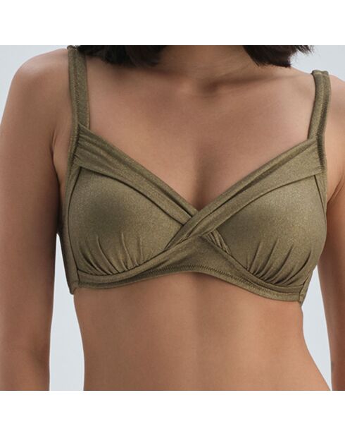 Haut de maillot de bain Sandrine vert