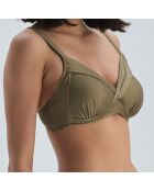 Haut de maillot de bain Sandrine vert