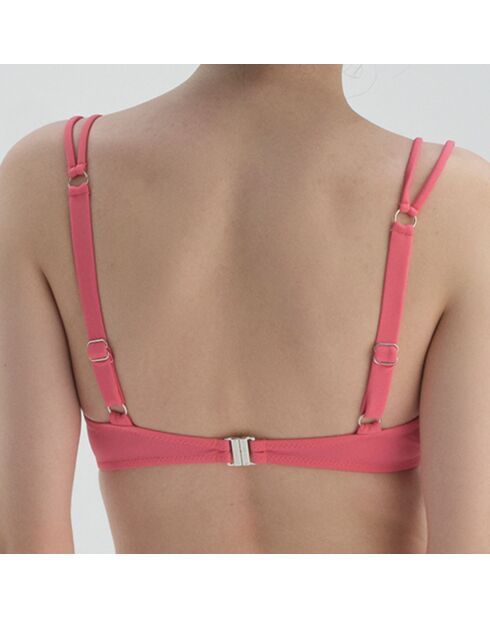 Haut de maillot de bain Paola rose