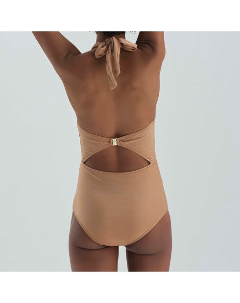 Luna camel badpak uit één stuk