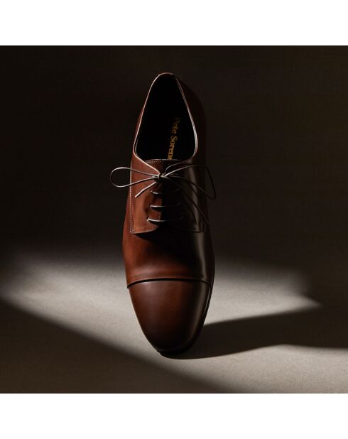 Derbies en Cuir marron