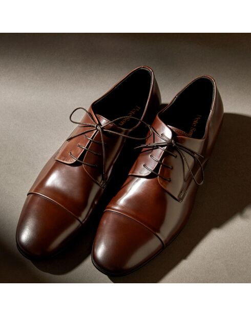 Derbies en Cuir marron