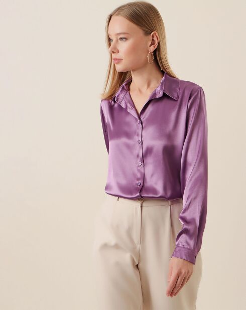 Chemise Huaw violette