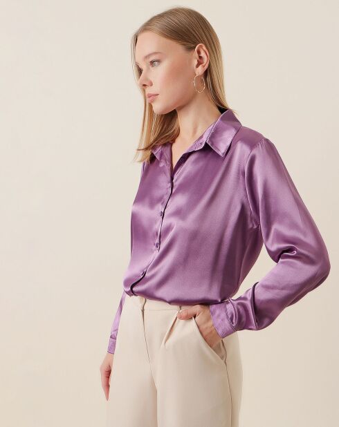 Chemise Huaw violette