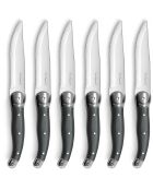6 Couteaux steaks Tradition BBQ gris