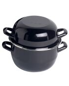Casseruola con cozze nere - D. 27x21 cm