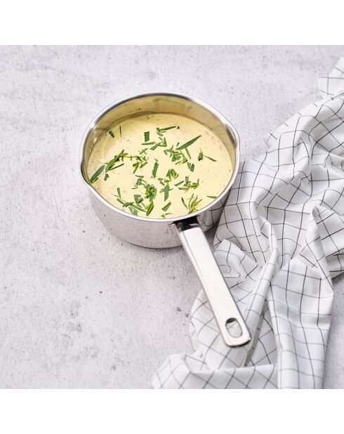 Graue Induktionsbratpfanne für den täglichen Gebrauch - D. 33x17,5 cm