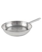 Graue Induktionsbratpfanne für den täglichen Gebrauch - D. 44x25,5 cm