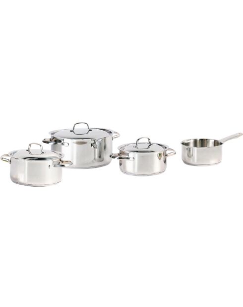 Batterie de cuisine Daily set induction grise - 7 pièces