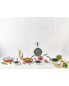 Cerapro Induktionsbratpfanne aus Terrakotta, D. 39x20 cm