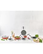 Cerapro Induktions-Wok aus Terrakotta, D. 49,5x29 cm