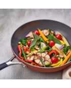 Cerapro Induktions-Wok aus Terrakotta, D. 49,5x29 cm