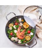 Cerapro Bratpfanne aus Terrakotta - D. 39x29 cm