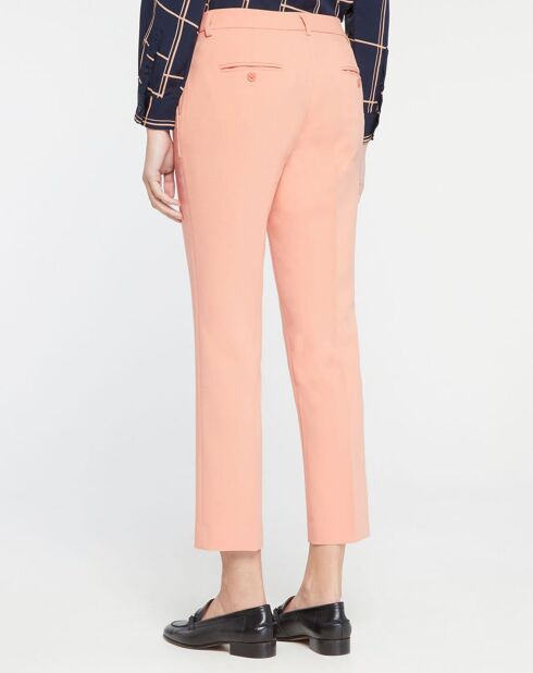 Pantalon à pinces court Mini rose clair