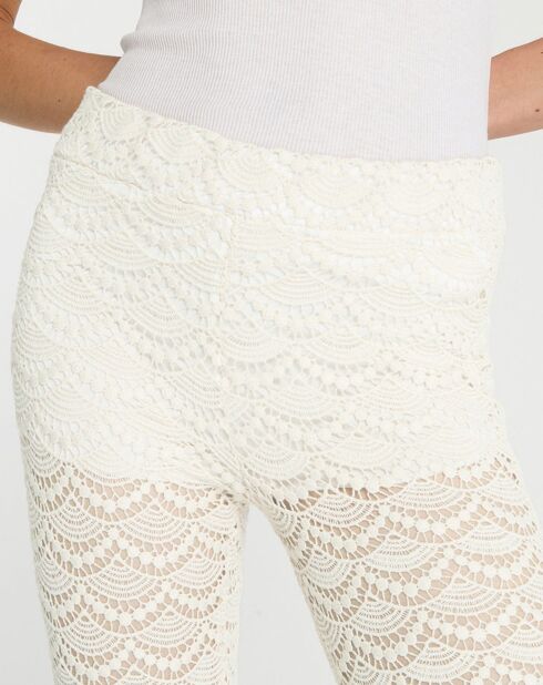 Pantalon Poe écru