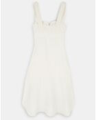 Robe fluide en Lin mélangé blanche