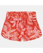Short court Palmier rouge