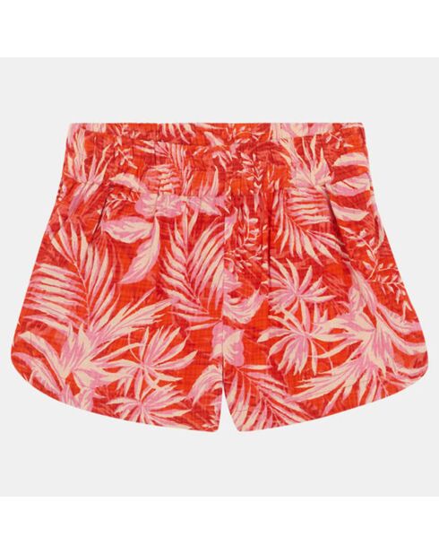 Short court Palmier rouge