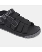 Sandales Rally noir/gris