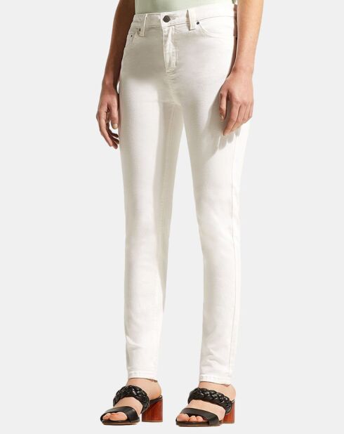 Jean en Coton Bio Lslim blanc