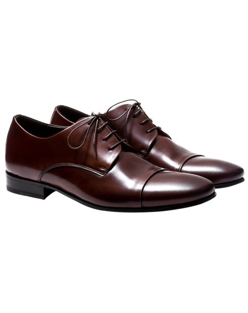 Derbies en Cuir marron