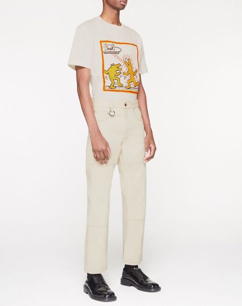 Jean droit Corner écru