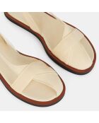 Sandales crème