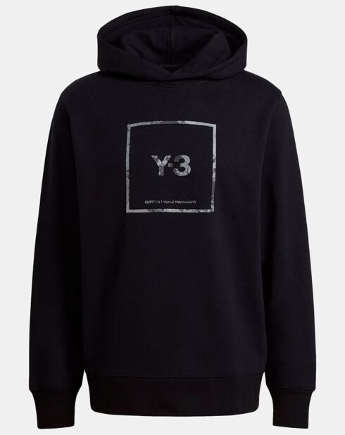 Y3 hoodie met zwart logo