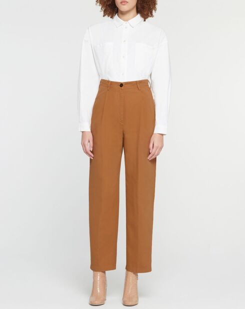 Pantalon Piega Canvas marron clair