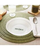 6 transparente Gabin-Suppenteller - D.20x4,2 cm