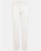 Jean en Coton Bio Lregular blanc